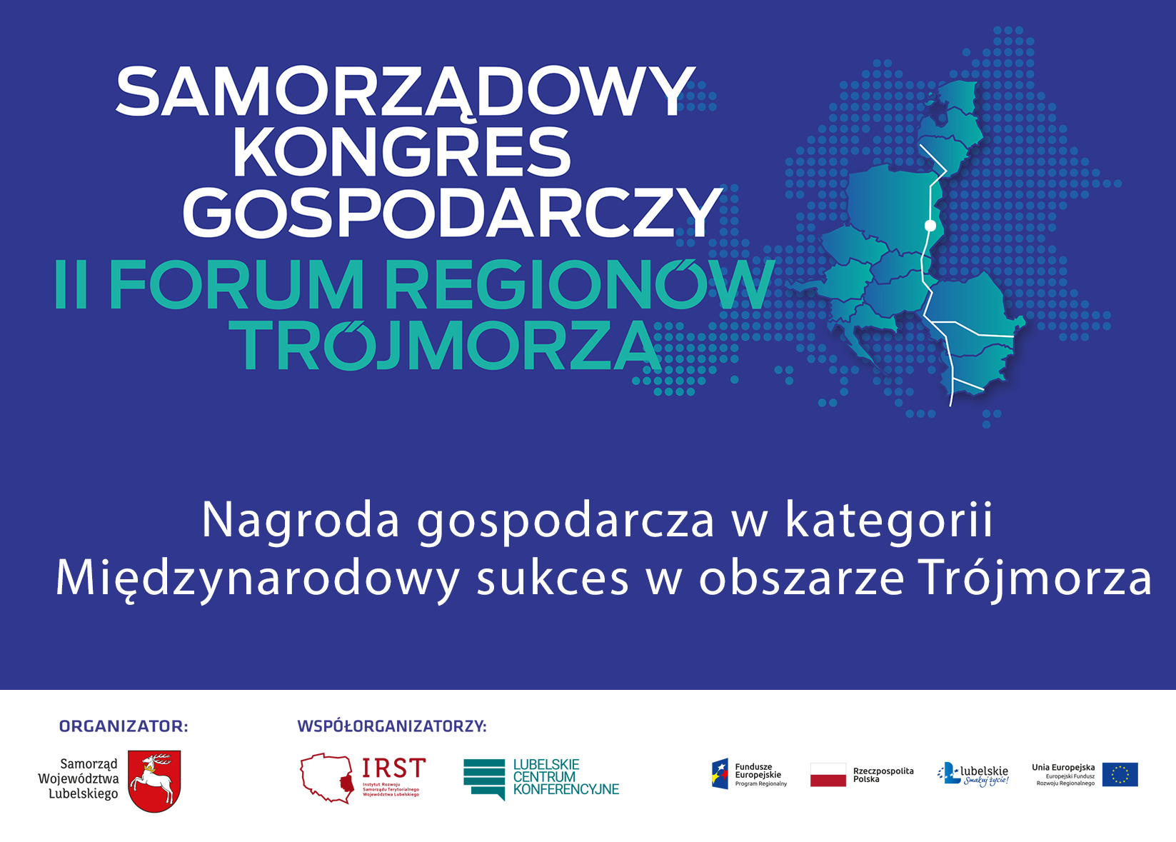 Plansza nagroda gospodarcza w kategorii międzynarodowy sukces w obszarze Trójmorza