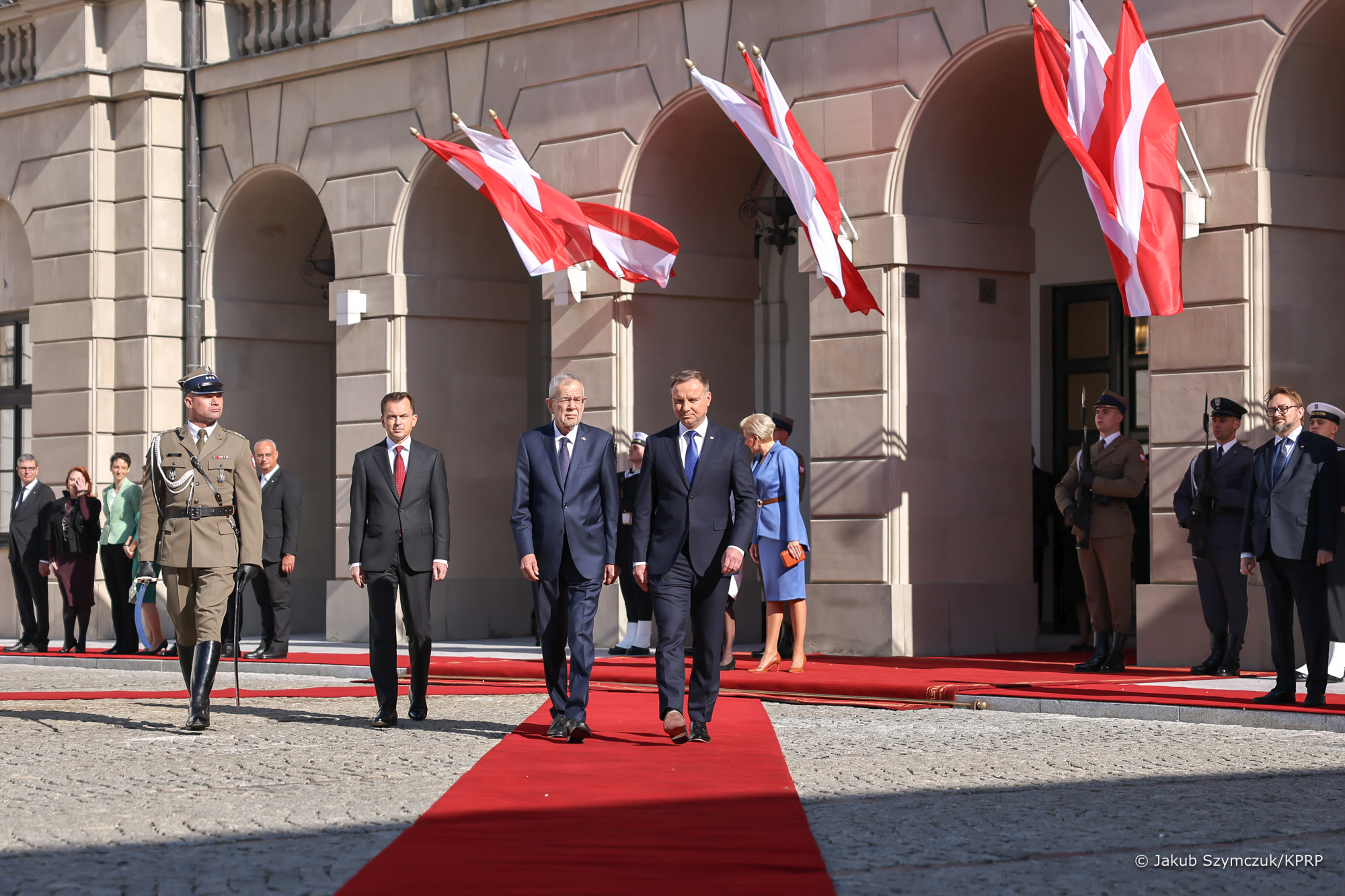 Spotkanie prezydentów Polski Andrzeja Dudy i Austrii Alexandra Van der Bellena.