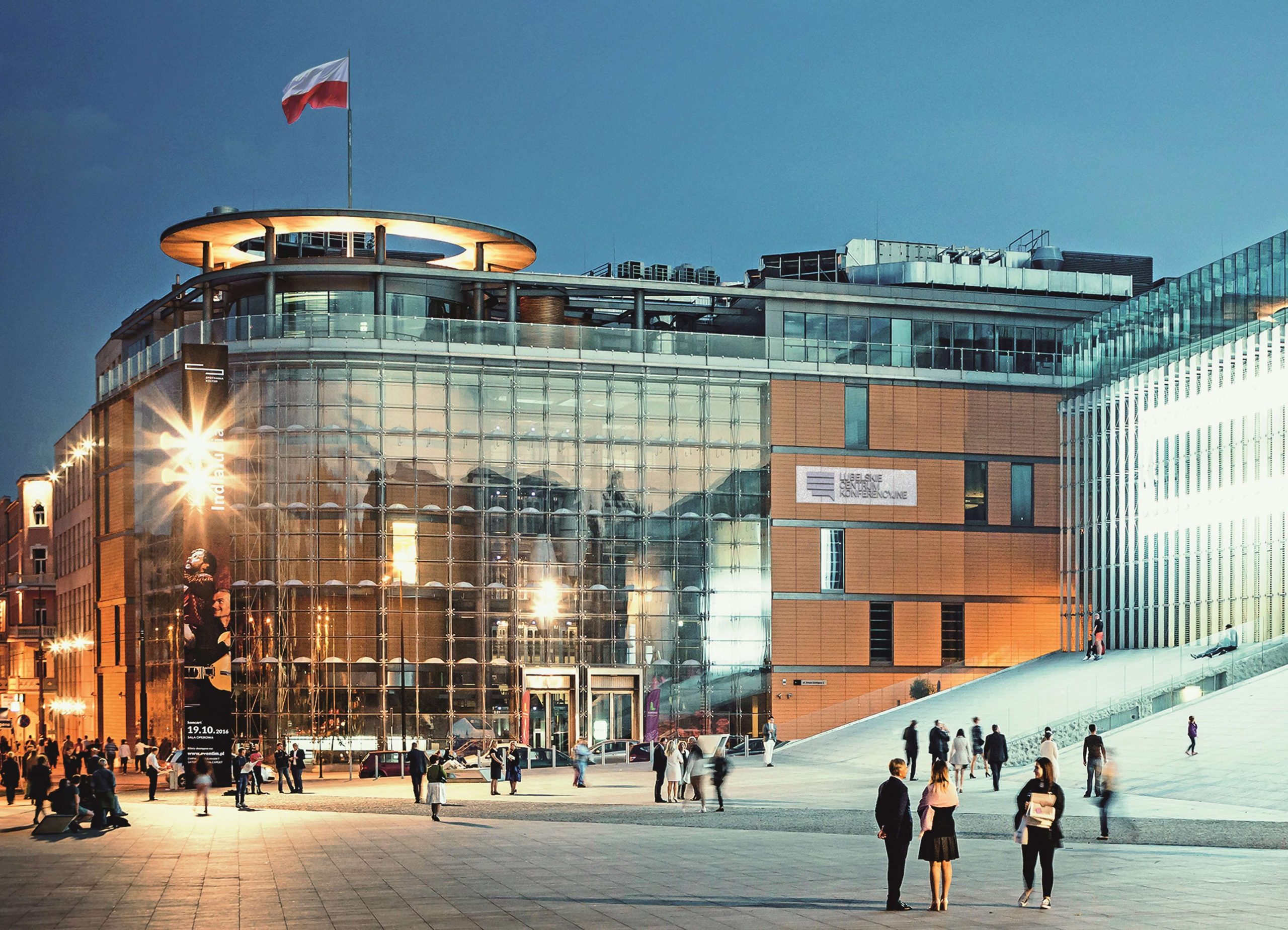 Budynki Lubelskie Centrum Konferencyjne oraz Centrum Spotkania Kultur w Lublinie