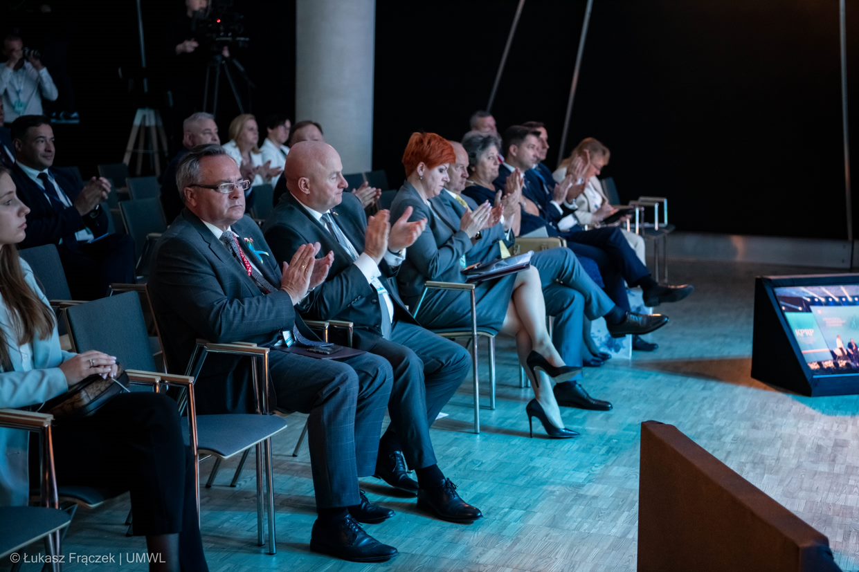 Uczestnicy Samorządowego Kongresu Trójmorza w Lubelskim Centrum Konferencyjnym.