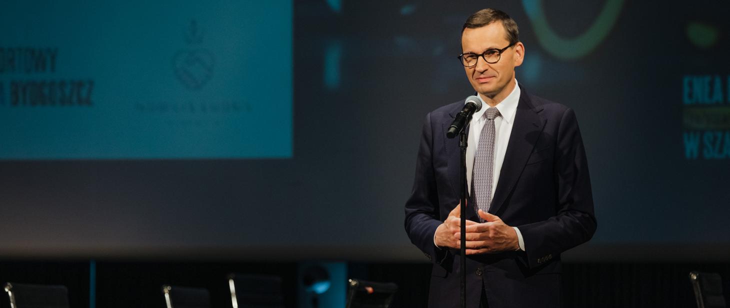 Prezes rady Ministrów Mateusz Morawiecki